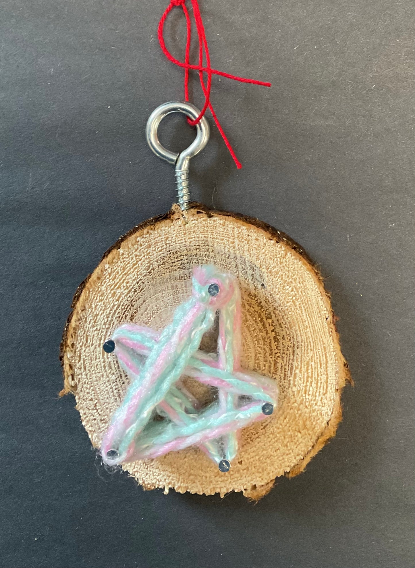 Small Star Ornament - Baby Pink & Blue