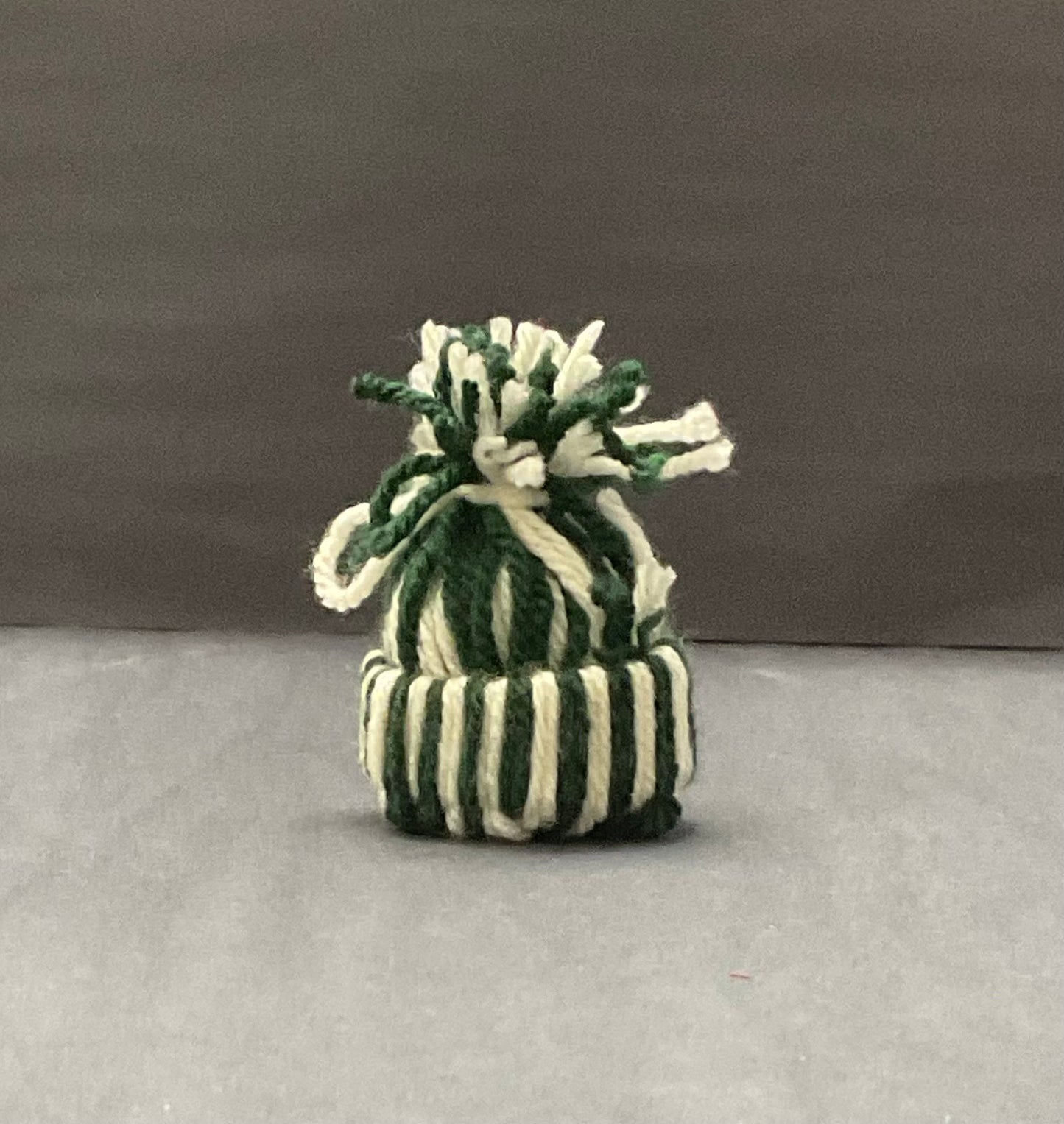 Santa Hat - Green & White